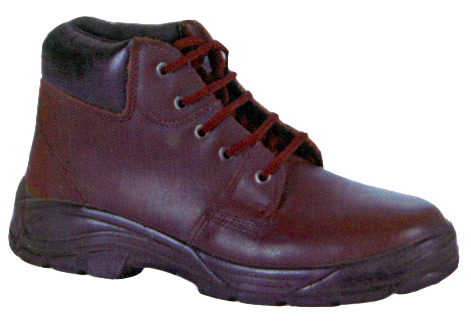 Natural leather shoes for heavy-duty field use