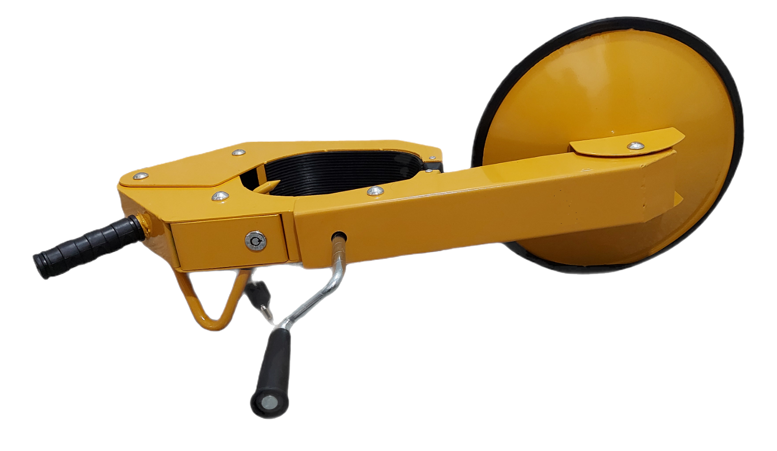 Wheel clamp for private cars and light pickup trucks